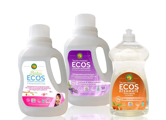 ECOS: Τα Νο 1 πράσινα απορρυπαντικά σε πωλήσεις στις ΗΠΑ παράγονται πλέον και στην Ελλάδα. ECOS: Τα Νο 1 πράσινα απορρυπαντικά σε πωλήσεις στις ΗΠΑ παράγονται πλέον και στην Ελλάδα.