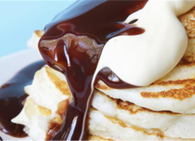 Pancakes και παγωτό βανίλια